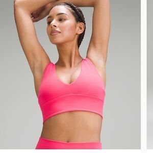 Lululemon pink Align V Neck Bra